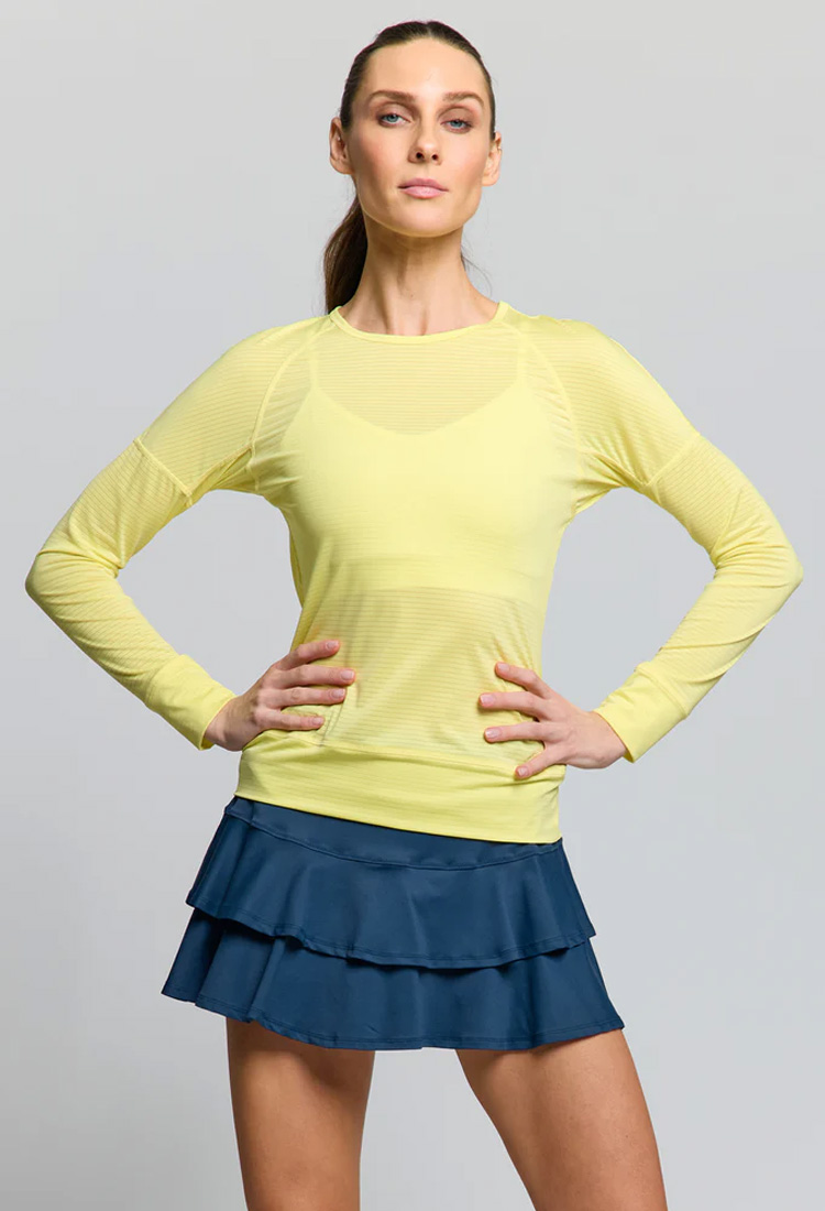 SlayTopスレイトップ|テニスウェア|長袖|LemonDrop | テニスウェア
