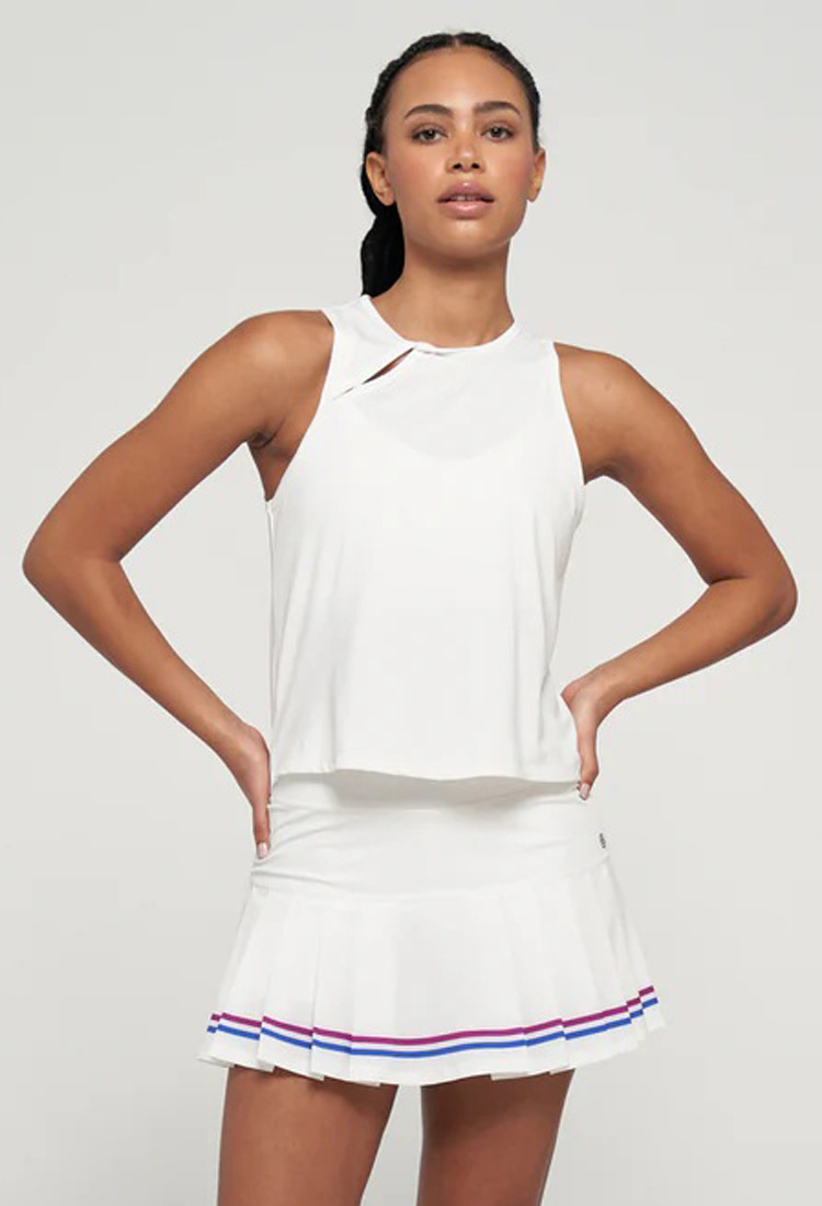 ClubSkortクラブスコート|テニスウェア|スコート|WhiteSurfBlue