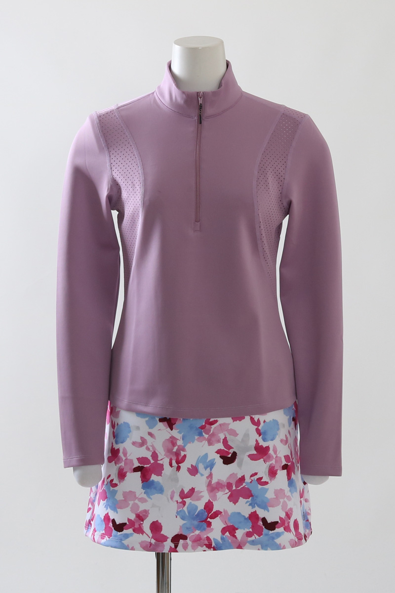 NolaZipMockLavenderトルソーコーディネート写真