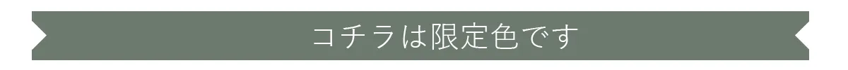 コチラは限定色です