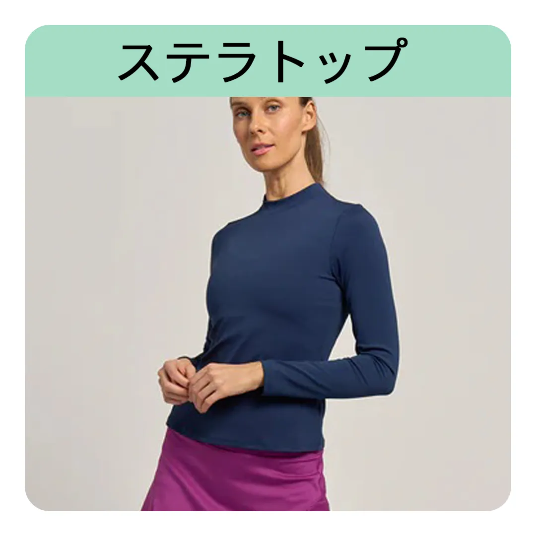 テニスウェア長袖|ネイビー | テニスウェア・レディース専門店｜LIJA