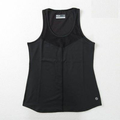 ForceTankフォースタンク| テニスウェア|ノースリーブ|Black | テニス 