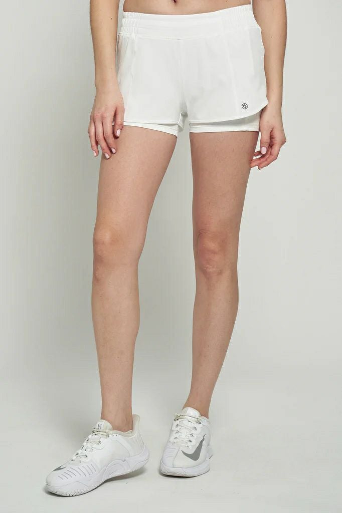 Mara Shortマラショート|テニスショートパンツ|White | テニスウェア