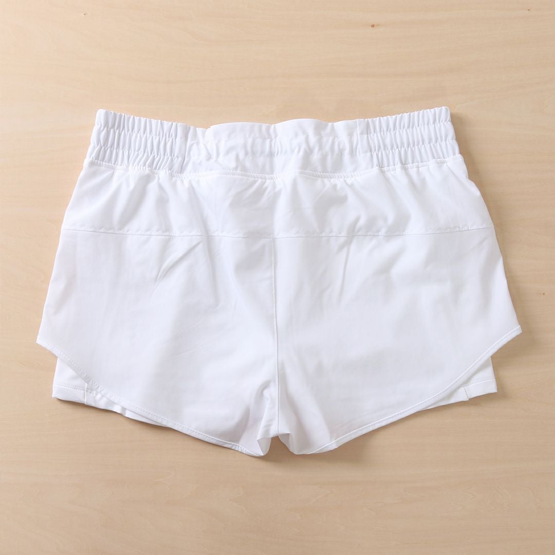 Mara Shortマラショート|テニスショートパンツ|White | テニスウェア