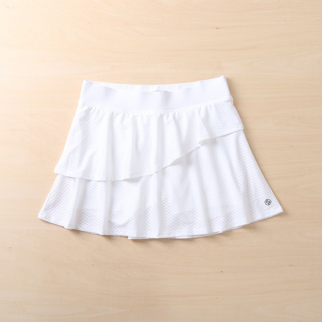 SpinSkortスピンスコート|テニスウェア|スコート|White | テニスウェア