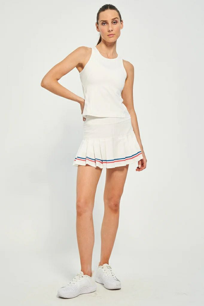 ClubSkortクラブスコート|テニスウェア|スコート|WhiteSeaBlue