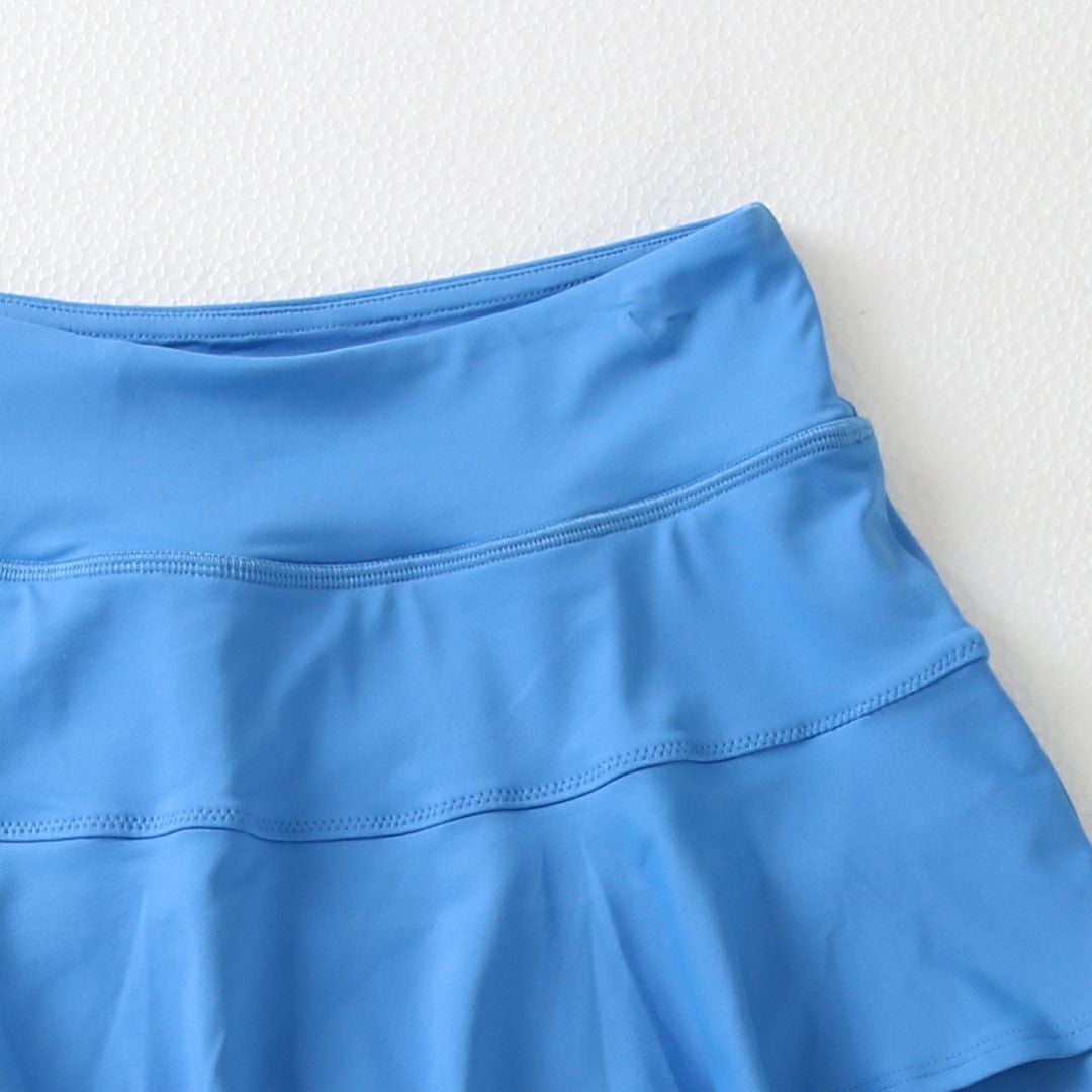 MatchSkortマッチスコート|テニスウェア|スコート|限定色Aegean Blue