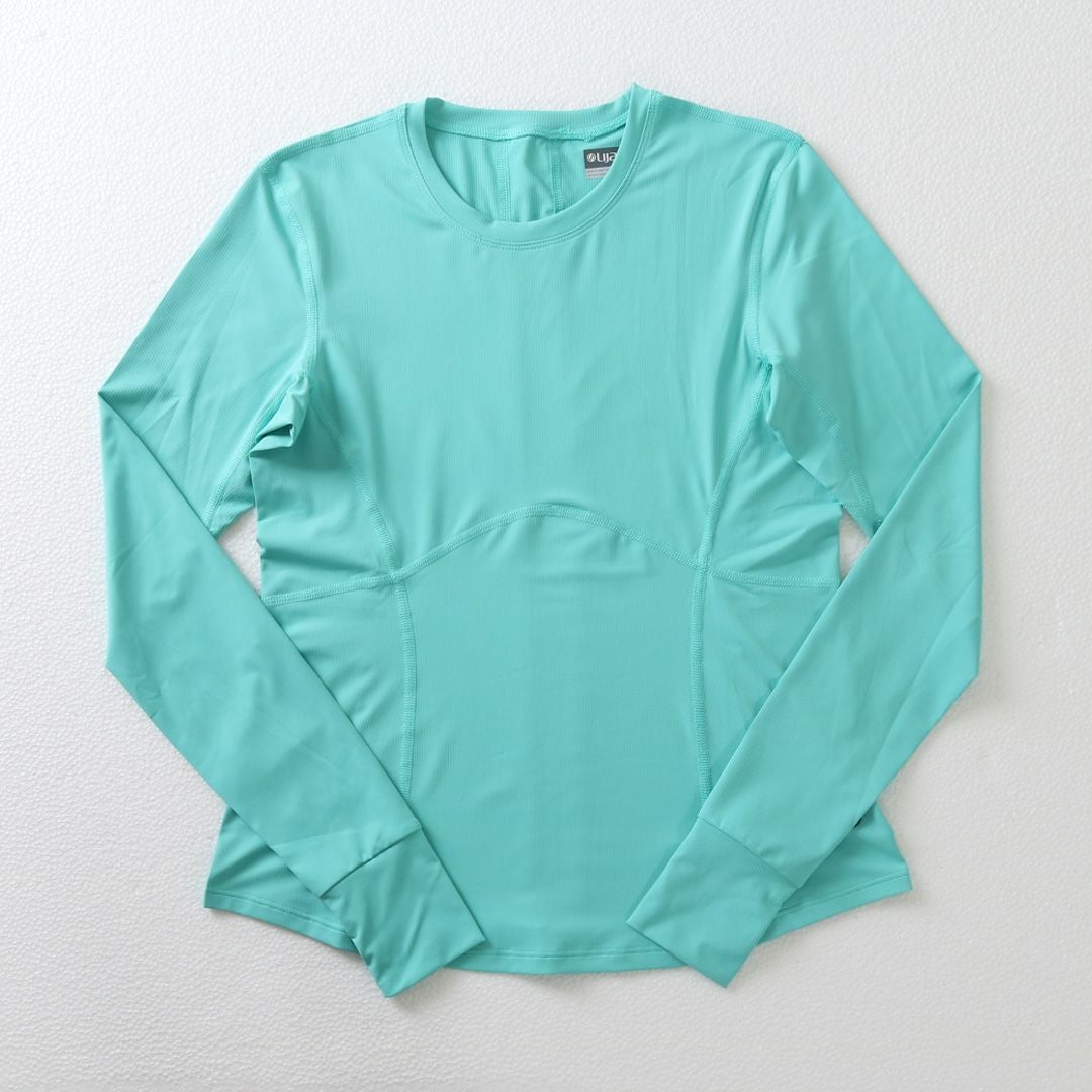 TitanTopタイタントップ|テニスウェア|長袖|Aquamarine | テニスウェア
