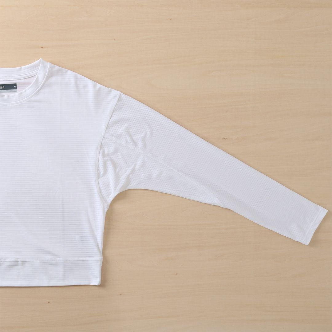 RallyTopラリートップ|テニスウェア|長袖|White | テニスウェア