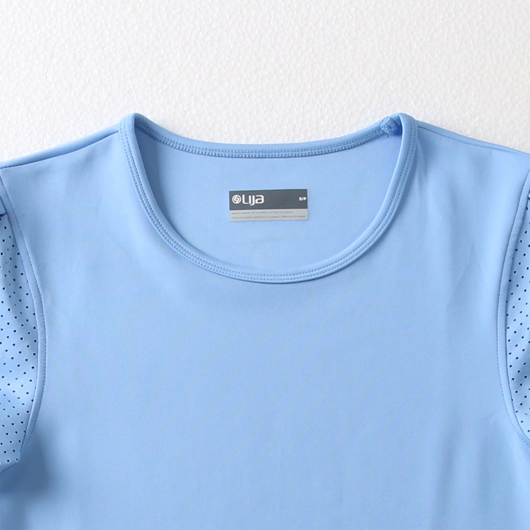 SignetTeeシグネットティ|テニスウェア半袖|Bluebellブルーベル