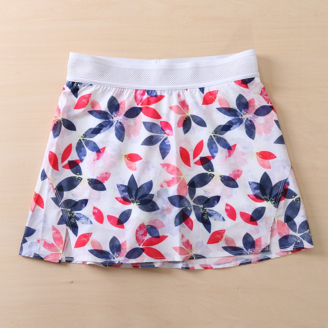 StrikeSkort14ストライクスコート14|テニススコート|FadedFloral