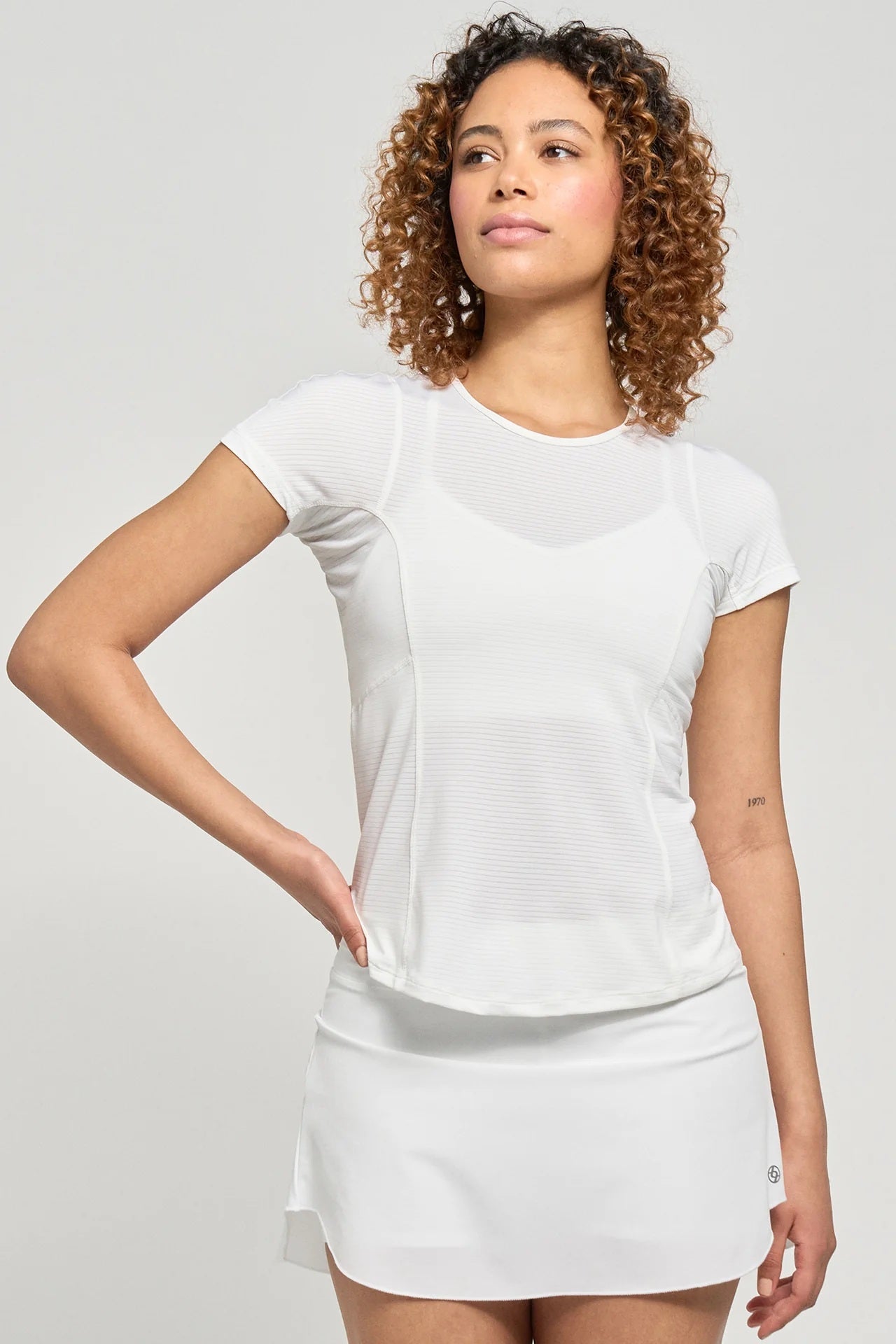 PlayerSkortプレイヤースコート|テニススコート|ホワイトWhite
